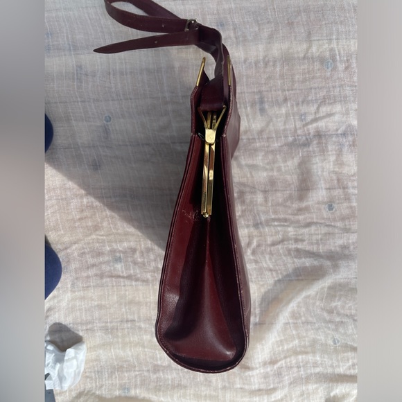 Must de Cartier Shoulder Bag Purse Crossbody Leather Authentic Vintage Clutch - Picture 13 of 15